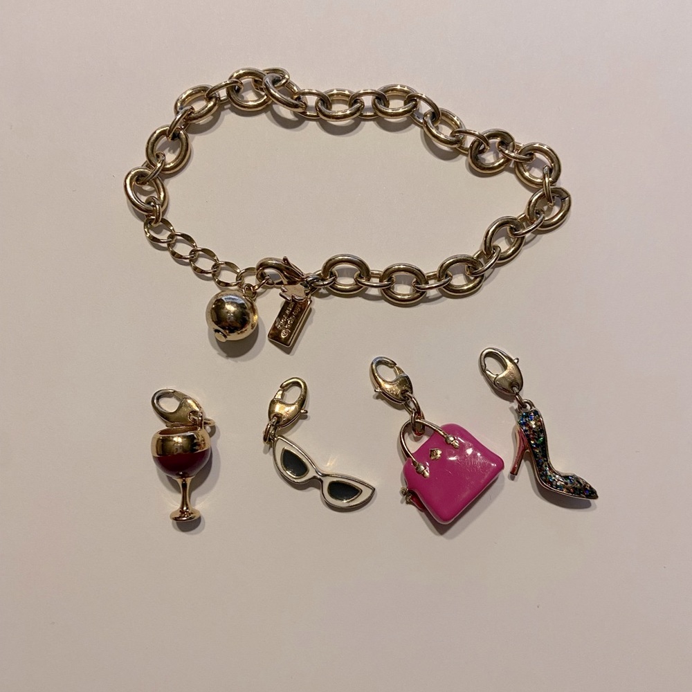 Kate Spade Charms and Bracelet